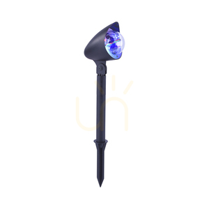 JUST LIGHT DISCO 19035-18 LED-trädgårdsprojektor med markspjut, svart, RGB, 3 W small 8
