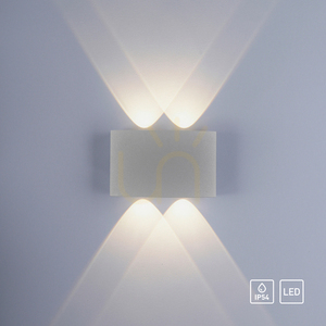 CARLO vägglampa 9487-21 Silver 4xLED small 11