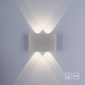 CARLO vägglampa 9487-21 Silver 4xLED small 13