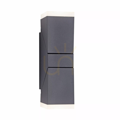 Kontrollera Utomhusvägglampa RYAN 9722-13 antracit 2xLED IP54