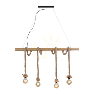 ROPE Pendellampa 15483-18 Brons 4xE27 small 14