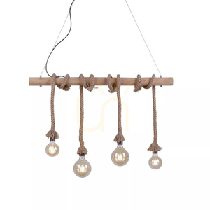 ROPE Pendellampa 15483-18 Brons 4xE27 small 8
