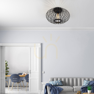 Plafond RACOON 11410-18 Svart 5xE27 2 Plafond RACOON 11410-18 Svart 5xE27 small 2