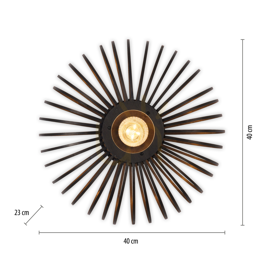 Display Plafond RACOON 11410-18 Svart 5xE27 Plafond RACOON 11410-18 Svart 5xE27