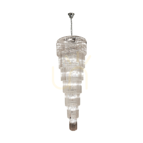 Kontrollera LUXE taklampa 18006-69-CHR krom 69xE14
