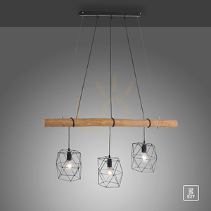 EDGAR Pendellampa 15503-18 Svart 3xE27 10 EDGAR Pendellampa 15503-18 Svart 3xE27 small 10