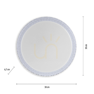 FRIDA Plafond 14370-00 Transparent 1xLED small 7