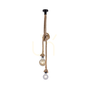 ROPE Taklampa 15482-18 Brun 2xE27 small 6