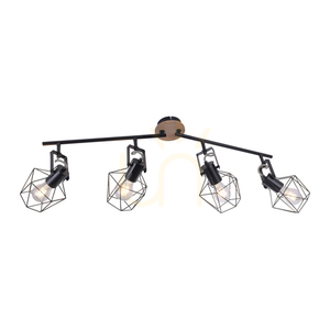 Plafond JARO 15674-78 Svart 4xE27 small 6