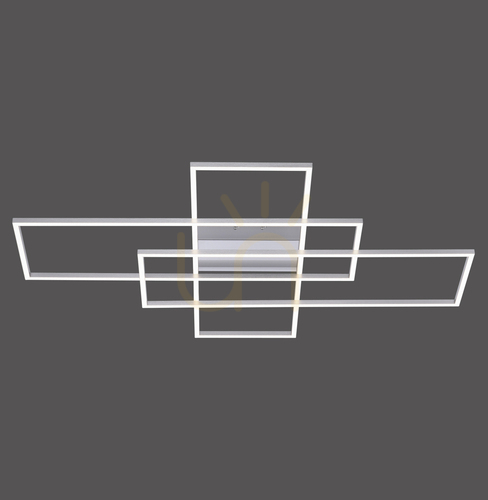 Kontrollera Plafond Q-INIGO 8195-55 Silver 3xLED