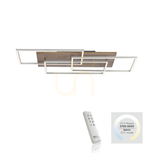 Zuma Line PALMA 8330-79 taklampa trä LED 3x12 W dimbar small 1