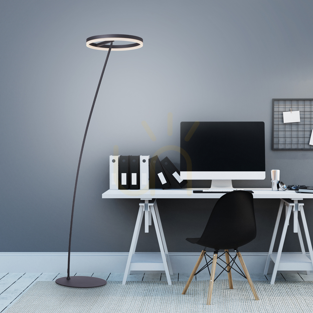 Förhandsvisning TITUS 381-13 Antracit 1xLED Golvlampa TITUS 381-13 Antracit 1xLED Golvlampa