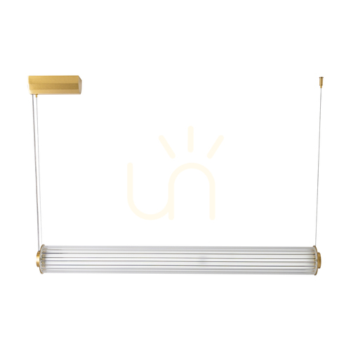 Kontrollera COMO 1232 mässing 1xLED taklampa