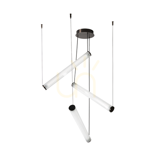 Kontrollera COMO 1238 Grå 1xLED taklampa