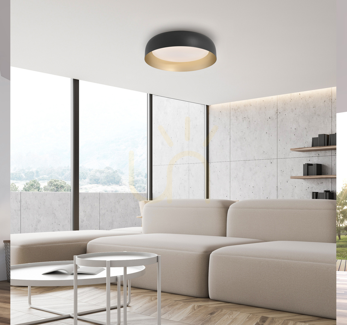 Förhandsvisning Plafond OSKO 14215-18 Svart 1xLED Plafond OSKO 14215-18 Svart 1xLED