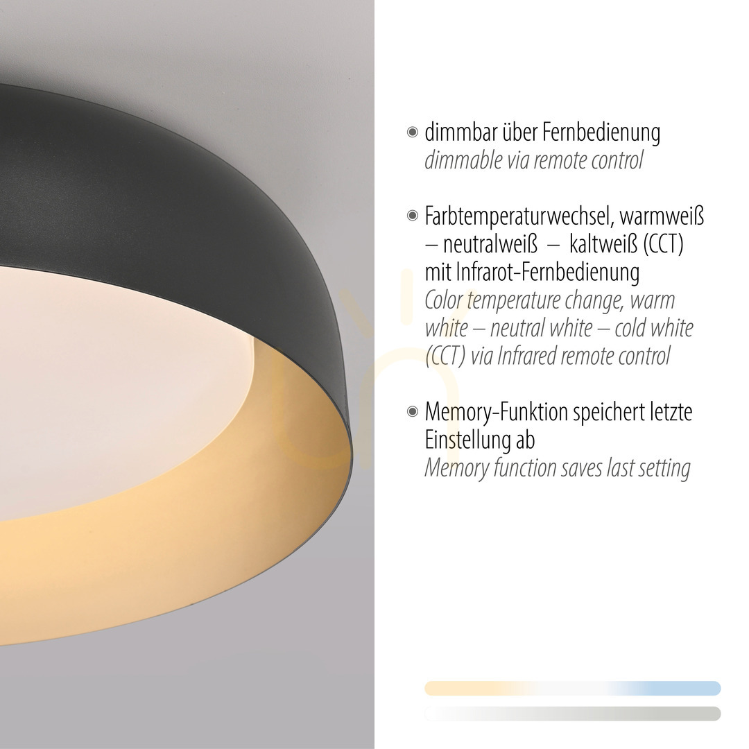 Display Plafond OSKO 14215-18 Svart 1xLED Plafond OSKO 14215-18 Svart 1xLED
