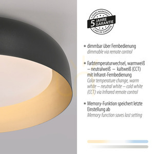 Plafond OSKO 14215-18 Svart 1xLED 4 Plafond OSKO 14215-18 Svart 1xLED small 4