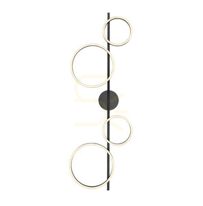 Zuma Line MINI RITUS 14211-18 svart LED-taklampa, 4 ljuspunkter small 15