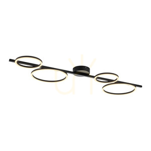 Zuma Line MINI RITUS 14211-18 svart LED-taklampa, 4 ljuspunkter small 7