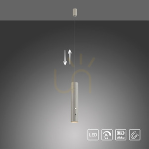 ATTACH Pendellampa 18281-40 Grå 1xLED small 12
