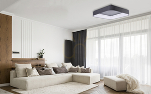 Azzardo SOLVENT S 60 CCT SMART Plafond + fjärrkontroll Grå small 1