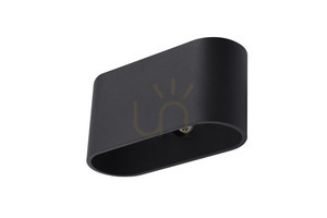 Azzardo VEGA Vägglampa Svart small 1