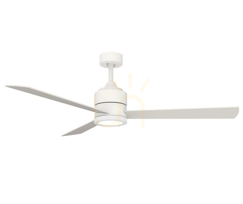 Kontrollera Azzardo VINCA vit takfläkt LED CCT