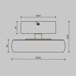 FLOAT Plafond MOD498CL-L13BK Maytoni small 6