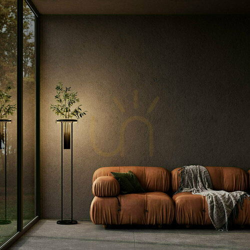 Kontrollera Golvlampa Maytoni Ikebana LED svart glas 125 cm MOD463FL-L24B3K