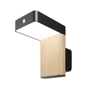 Maytoni Nordis O140WL-L2BK svart solcellsdriven LED-vägglampa 2 W 3000 K IP65 small 2