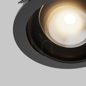 LENS infälld takarmatur DL105-12W3K-B IP44 Maytoni small 3