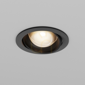 LENS infälld takarmatur DL105-12W3K-B IP44 Maytoni small 0