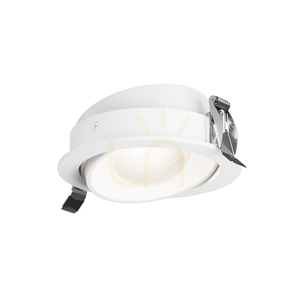 LENS DL105-12W3K-W IP44 infälld takarmatur Maytoni small 1