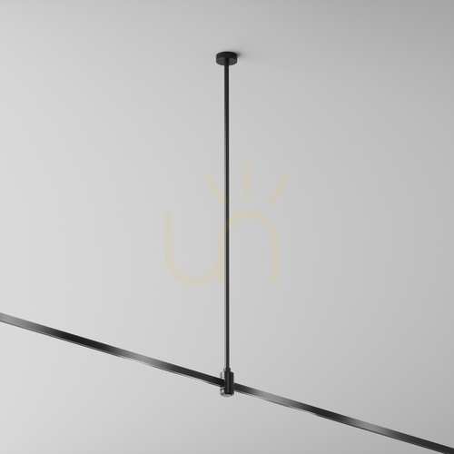 Kontrollera Maytoni Flarity långt takfäste med strömingång TRA159C-B1-B svart 700 mm