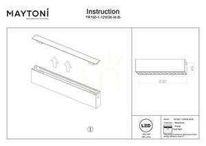 Maytoni Points Flarity svart magnetisk LED-skenarmatur 12 W 3000 K TR150-1-12W3K-M-B-DE small 8