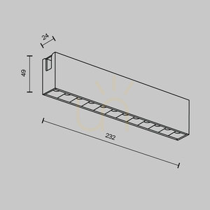 Maytoni Points Flarity svart magnetisk LED-skenarmatur 12 W 3000 K TR150-1-12W3K-M-B-DE small 9
