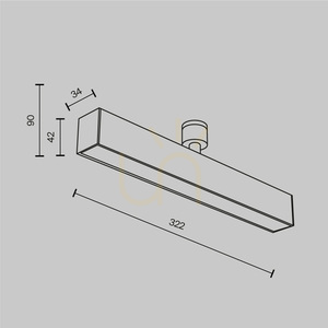 BASIS taklampa C154CL-13W3K-B Maytoni small 8
