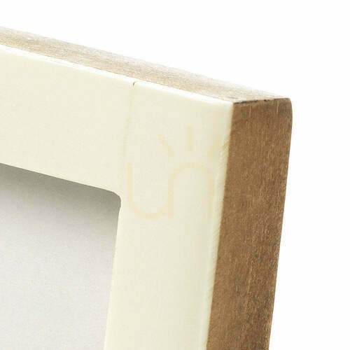 Kontrollera Fotoram Bazar Bizar Bone Petite vit harts för kort 5 × 7 cm