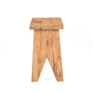 Pall Bazar Bizar Siku i återvunnen teak, natur, 40x25x45 cm small 2