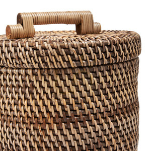 Rottingkorg Hög Naturbrun 20x20x33 cm Baskets small 4
