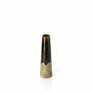 BAZAR BIZAR Amber Cone vas brun-beige S 39,5 cm small 1