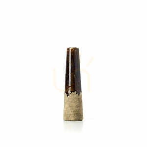 BAZAR BIZAR Amber Cone vas brun-beige S 39,5 cm small 0
