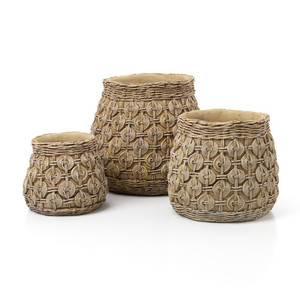 Handgjord betongkruka The Knot Planters XL 28,3 cm small 2