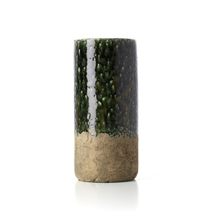 Stengodsvas BAZAR BIZAR Moss Cylinder L, grön och beige, 38 cm small 7