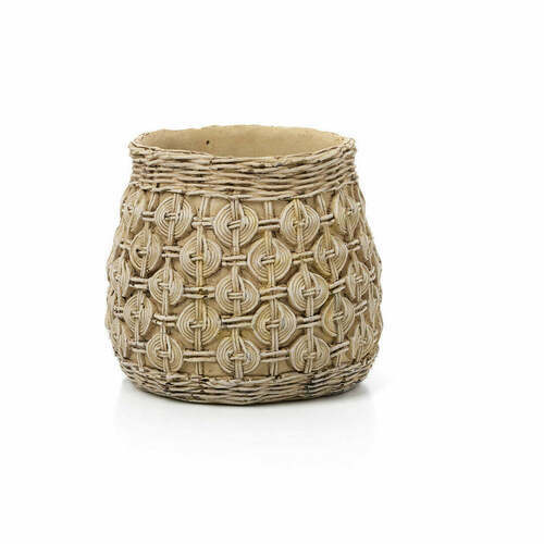 Kontrollera Krukor Planters The Knot betongkruka handgjord L 23x20,2 cm