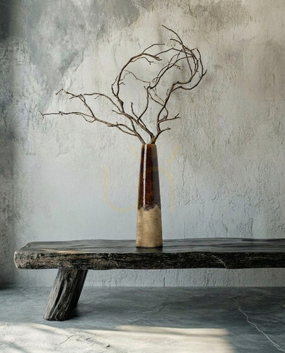 Kontrollera Bazar Bizar Amber Cone Concrete Brown L stengodsvas, 58,5 cm