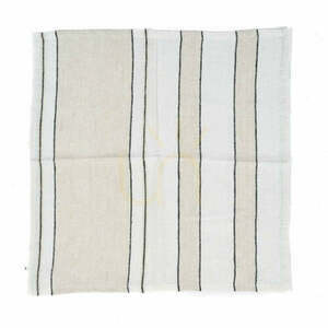 Servett Provence Natur Svart Vit 45x45 cm small 1