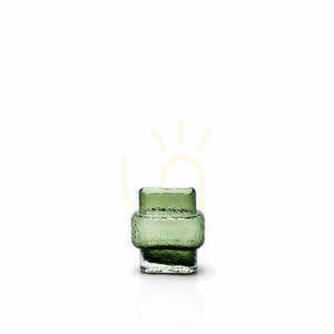 Grön glasvas Bazar Bizar Vintage Vert S, 15,5 cm small 0