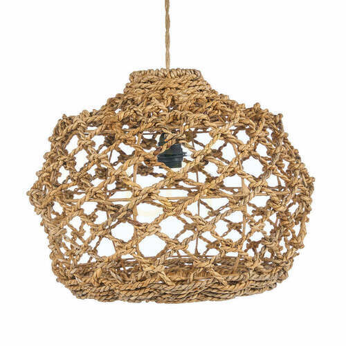 Kontrollera Pendelampa Banara Naturell Handgjord Ø45 cm L