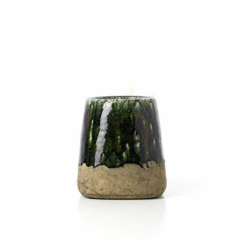Kontrollera Kruka The Moss Konisk Planter Betonggrön S Handgjord Planters